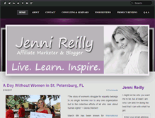 Tablet Screenshot of jennireilly.com